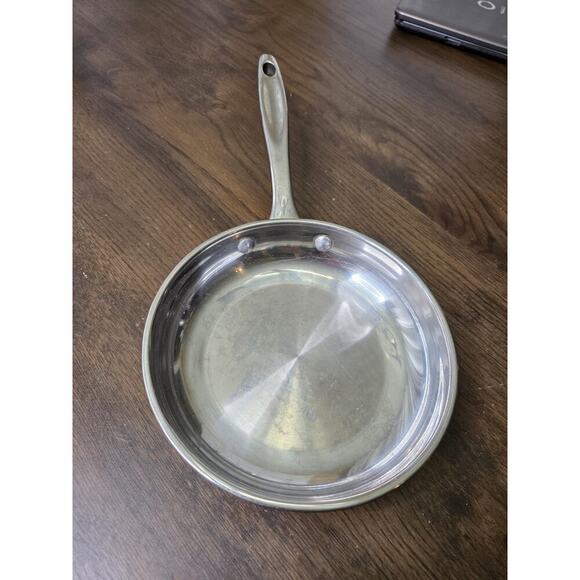 Wolfgang Puck 8" Omelet Pan 18-10 Stainless Steel Skillet 0411 - Picture 2 of 14